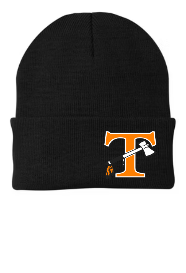 Beanie Hat with Tecumseh Logo Embroidered - One Size